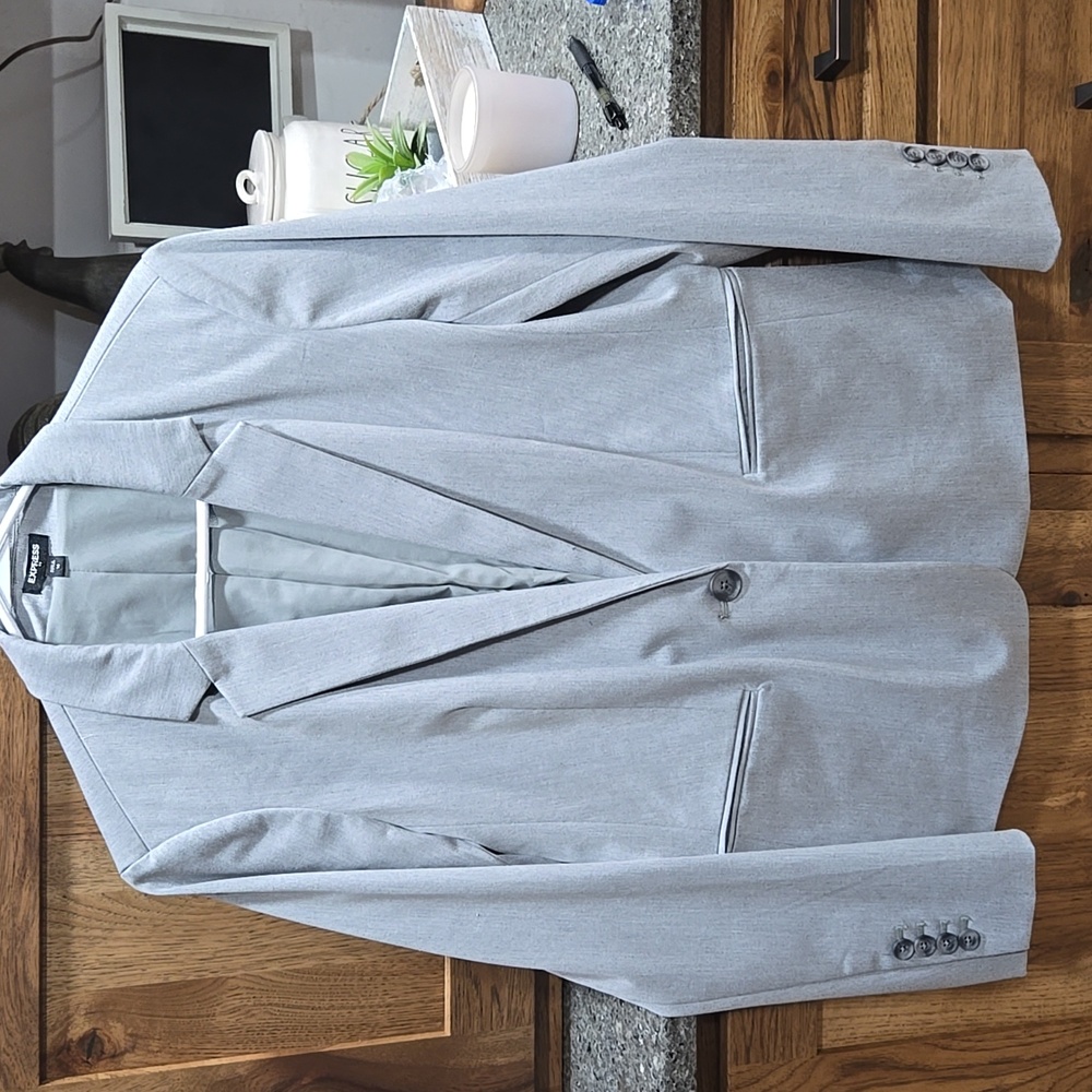 Express Light Gray Women's Blazer